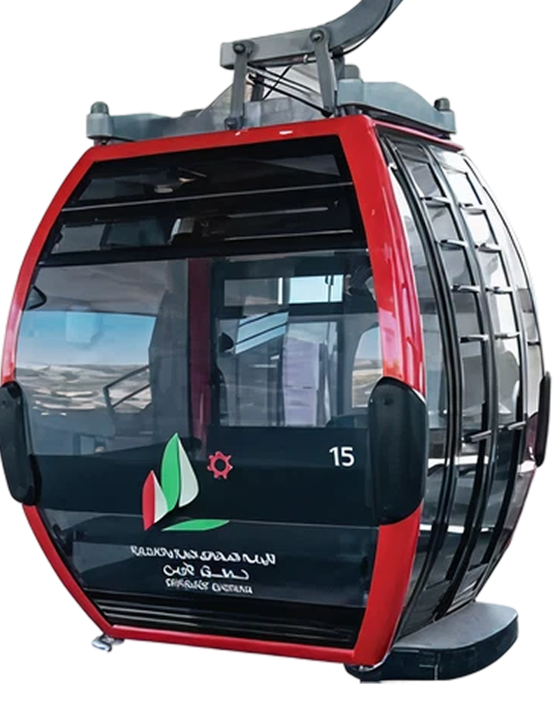 Ajloun cable car cabin