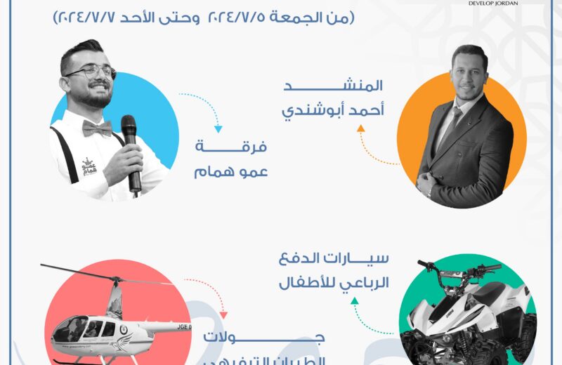 احتفالات تلفريك عجلون بمناسبة رأس السنة الهجرية