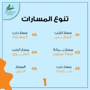 تجربة المسارات الراجلة
